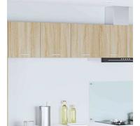 Walplus Hanging Cabinet Riga Sonoma Oak 80 X 31 X 40 Cm Engineered Wood