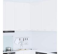 Walplus Hanging Cabinet Riga White 57 X 57 X 100 Cm Engineered Wood