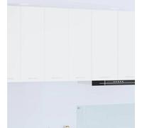 Walplus Hanging Cabinet Riga White 60 X 31 X 80 Cm Engineered Wood