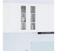 Walplus Hanging Cabinet Riga White 60 X 31 X 80 Cm Engineered Wood