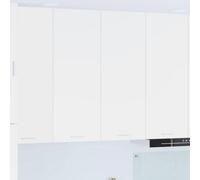 Walplus Hanging Cabinet Riga White 80 X 31 X 100 Cm Engineered Wood