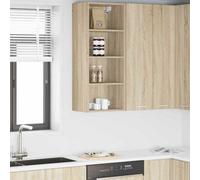 Walplus Hanging Cabinet With Shelf Riga Sonoma Oak 40 X 29.5 X 100 Cm