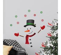 Walplus Happy Snowman Decoration Stickers Set Wall Stickers Wall Art, Diy Art, Home Decorations, Decals