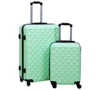 Walplus Hardcase Trolley Set 2 Pcs Mint Abs