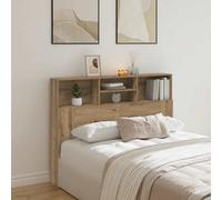 Walplus Headboard Cabinet Artisan Oak 140X19X103.5 Cm