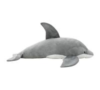 Walplus High-Quality Dolphin Cuddly Toy Plush Grey