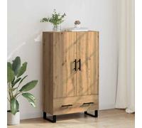 Walplus Highboard Artisan Oak 69.5 X 30 X 115 Cm Engineered Wood