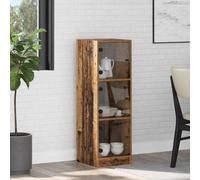 Walplus Highboard Old Wood 35 X 37 X 109 Cm Engineered Wood