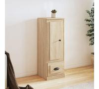 Walplus Highboard Sonoma Oak 36X35.5X103.5 Cm Engineered Wood