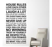 Walplus Home Decoration House Rules Quote English Wall Sticker Art Interior