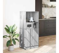 Walplus Kitchen Cabinet Grey Sonoma 57X41.5X131.5 Cm Engineered Wood