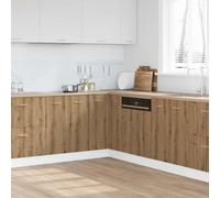 Walplus Kitchen Cabinet Lyon Artisan Oak 75.5X75.5X81.5 Cm Engineered Wood