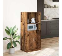 Walplus Kitchen Cabinet Old Wood 57X41.5X131.5 Cm Engineered Wood