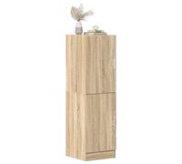 Walplus Kitchen Cabinet Sonoma Oak 38X41.5X131.5 Cm Engineered Wood