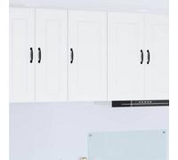 Walplus Kitchen Wall Cabinet White 40 X 31 X 80 Cm Engineered Wood