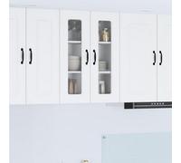 Walplus Kitchen Wall Cabinet White 60 X 31 X 80 Cm Engineered Wood