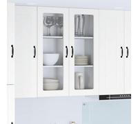 Walplus Kitchen Wall Cabinet White 80 X 31 X 100 Cm Engineered Wood
