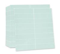 Light Sea Green Rectangular 3D Sticker Tile 12 x 12 inches / 30.5 x 30.5 cm - 6pcs in a pack