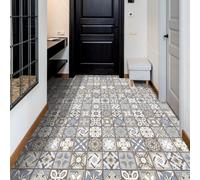 Walplus Limestone Spanish Tiles Self-Adhesive Kitchen, Bathroom, Home Floor Sticker Diy