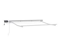 Walplus Manual Awning Frame With Leds White 2.5 X 2 M Aluminium