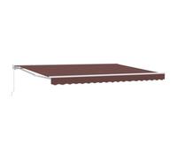 Walplus Manual Retractable Awning Brown 4.5 X 3 M