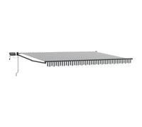 Walplus Manual Retractable Awning With Leds 4.5 X 3 M