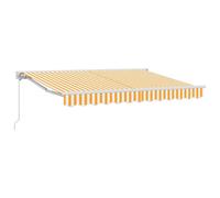 Walplus Manual Retractable Awning Yellow 3 X 2.5 M