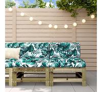 Walplus Middle Sofas With Cushions 2 Pcs Impregnated Wood Pine