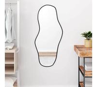 Walplus Minimalistic Aesthetic Wall Mirror Black 100X45 Cm