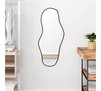 Walplus Minimalistic Aesthetic Wall Mirror Black 90X40 Cm