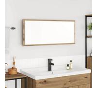 Walplus Mirror With Mirror Artisan Oak 90 X 8.5 X 37 Cm Engineered Wood