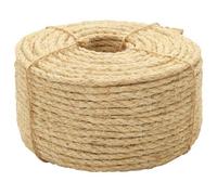 Walplus Natural Sisal Rope 10mm X 50M - All-Purpose, Durable Cord For Crafts, Diy, Garden & More