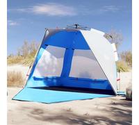Walplus Outdoor Durable Beach Tent 3-Person Azure Blue Quick Release Waterproof