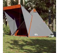 Walplus Outdoor Family Tent Tipi 6-Person Grey Waterproof