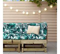 Walplus Outdoor Garden Corner Sofa For Patio Balcony Poolside Furniture Impregnated Wood Pine - Cushion Not Included