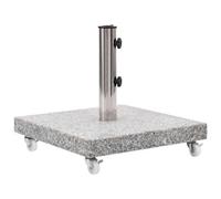 Walplus Parasol Base Granite 30 Kg Square Grey