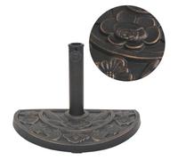 Walplus Parasol Base Resin Half Round Bronze 9 Kg