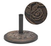 Walplus Parasol Base Resin Round Bronze 9 Kg