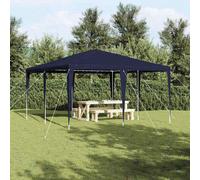 Walplus Party Tent Blue, White 400 X 400 X 266 Cm Polyester, Steel
