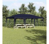 Walplus Party Tent Blue, White 600 X 400 X 266 Cm Polyester, Steel