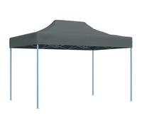Walplus Party Tent Folding Anthracite 280 X410 X 315 Cm Oxford Fabric