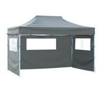 Walplus Party Tent Folding Anthracite 280 X410 X 315 Cm Oxford Fabric