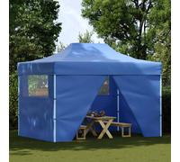 Walplus Party Tent Folding Blue 280 X410 X 315 Cm Oxford Fabric