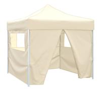 Walplus Party Tent Folding Cream 291 X 291 X 315 Cm Oxford Fabric