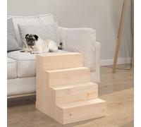 Walplus Pet Stair 40X49X47 Cm Solid Wood Pine