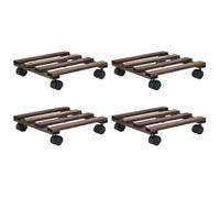 Walplus Plant Rollers 4 Pcs Cedar Wood 25X25 Cm