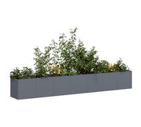 Walplus Planter Anthracite 280X40X40 Cm Cold-Rolled Steel