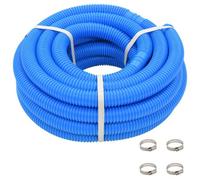 Walplus Pool Hose With Clamps Blue 38 mm12 M