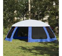 Walplus Pool Tent With Removable Fly & Mesh Walls Azure Blue 690X690 Cm