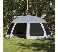 Walplus Pool Tent With Removable Fly & Mesh Walls Grey 612X612 Cm